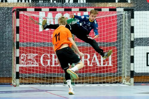 Der überragend agierende Jan Kroiss wurde als Spieler des Abends ausgezeichnet.  VN/DS