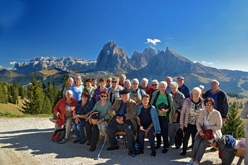 Die Bludenzer Naturfreunde auf ihren Ausflug in Südtirol. naturfreunde bludenz