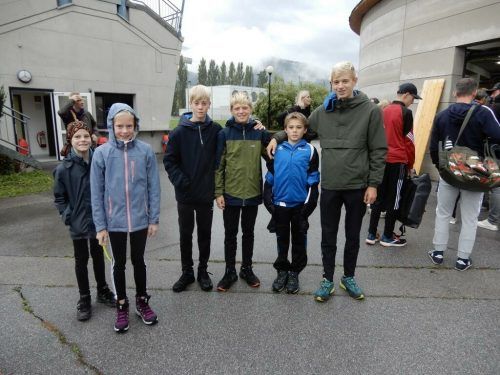 Die erfolgreichen Zehnkämpferinnen und -kämpfer. TS Lauterach