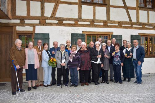 Die Gemeinde Lochau würdigt Jubelpaare, die 50, 60 und 65 Jahre verheiratet sind.
