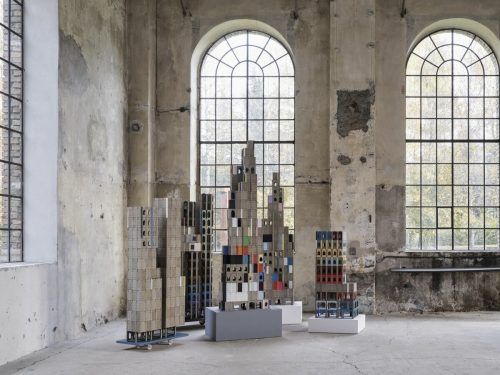 Die Gruppenausstellung in der historischen Montagehalle der Rüschwerke stellt ein Novum in der Geschichte des Kunstraum Dornbirn dar. Guenter Richard WETT (3)