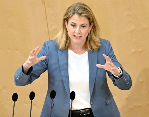 Die Neos-Chefin verteidigte ihre Position: Die politische Verantwortung sei geklärt. Man drehe sich im Kreis.  APA/Fohringer