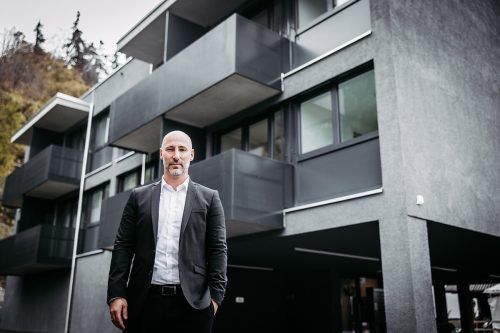 Die neue Microliving-Anlage von Clemens Pichler in Feldkirch-Nofels.  sams