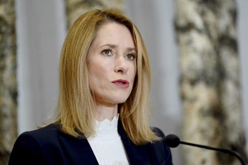 Die Reformpartei von Estlands Regierungschefin Kaja Kallas führt in Umfragen. AP