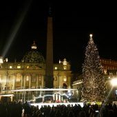 Papst muss um seinen Christbaum auf dem Petersplatz zittern