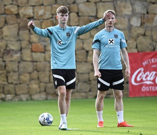 Erst 16 Jahre alt ist Paul Wanner (hier im Training mit dem ÖFB-Team). David Alaba hatte als 17-Jähriger im ÖFB-A-Team debütiert. gepa