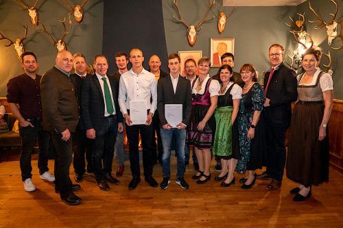 Feierlicher Festakt in Brand für die ausgezeichneten Meister und Meisterinnen. ARGE Meister