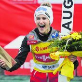 Eva Pinkelnig nach Sieg und Rang drei in Wisla erstmals Weltcupleaderin. »C3