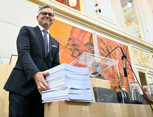 Finanzminister Brunner will in dieser Woche sein Budget durchs Parlament bringen. APA