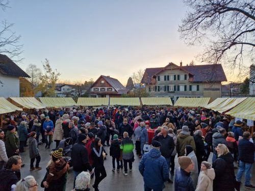 Groß war der Andrang beim Adventmarkt der Volksschule Kirchdorf. emu (4)