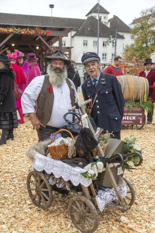 Herbert Lenz und Edelbert Meier sind aus Meckenbeuren angereist.