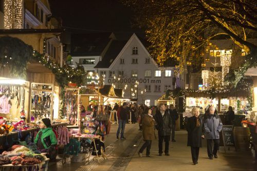 In Bregenz wird der Weihnachtsmarkt am kommenden Dienstag, 15. November, eröffnet und der Christbaum illuminiert.
