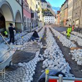 Barrierefreies ­Kopfsteinpflaster in Feldkirch
