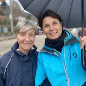 Eine Rundgang im Kies der Pipeline