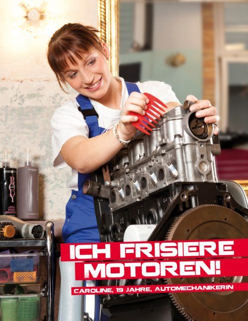 Mädchen in technischen Berufen sollten selbstverständlich sein. Amazone