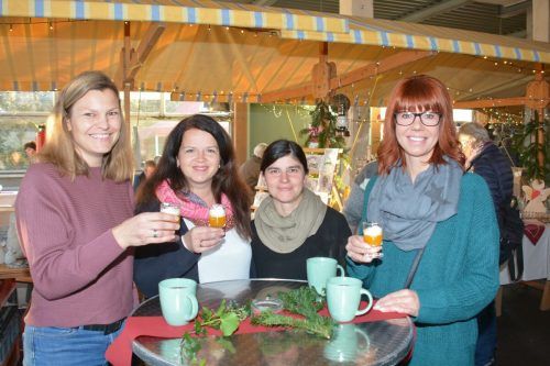 Martina Schwärzler, Elke Niederer, Sabrina Sutter und Daniela Grabher. afp/5