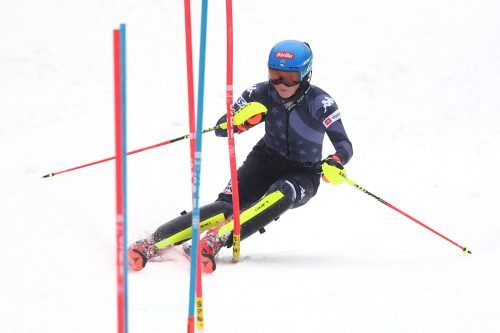 Mikaela Shiffrin will ihre Serie von fünf Slalom-Siegen in Killington fortsetzen. ap
