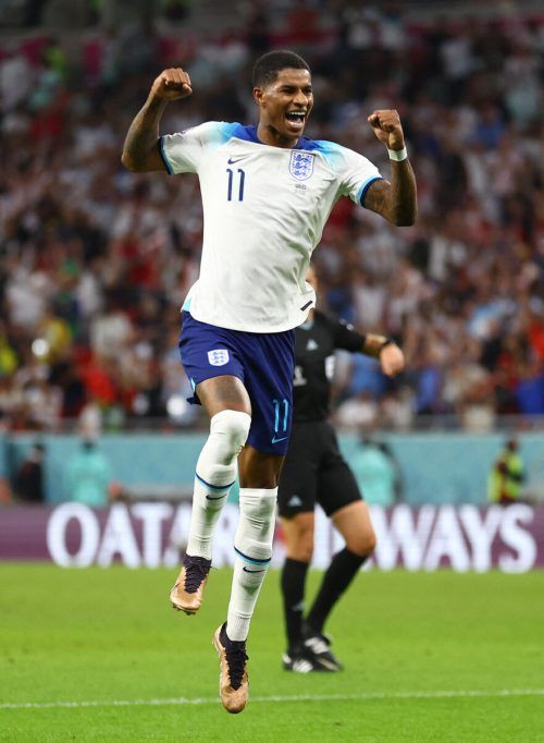Mit einem Doppelpack war Marcus Rashford der Matchwinner. Reuters