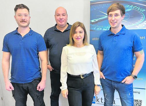 Nail Kuscu (2. v. l.) weiß: Momentan wird in allen Branchen händeringend nach Personal gesucht. Aktiva