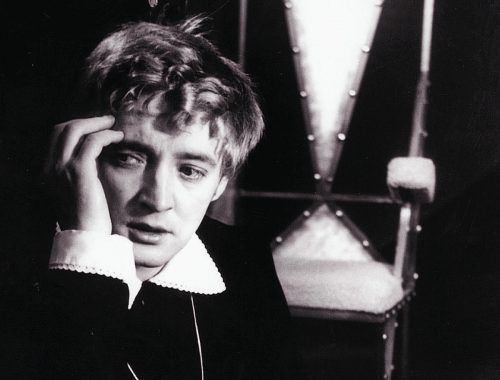 Oskar Werner als „Hamlet“.  Oesterr. Theatermuseum/Rosemarie Clausen