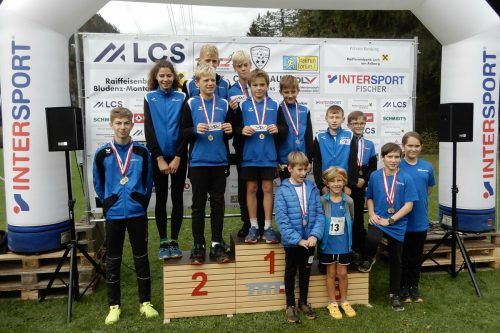Starkes Crosslauf-Team der TS Lauterach. TS Lauterach