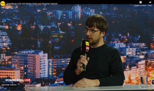 Stefan Pohl zu Gast bei Vorarlberg LIVE.