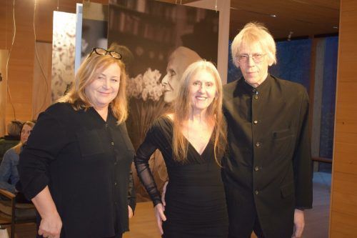 Stefania Pitscheider Soraperra, Nurith Wagner-Strauss und Stefan Schumer freuen sich über die gelungene Ausstellung.