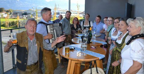 Tolle Stimmung beim Oktoberfest des EHC Lustenau.