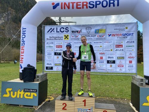 1. Rang für Norbert Amann. Lauftreff