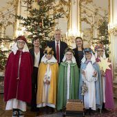 Sternsinger beim Präsidenten