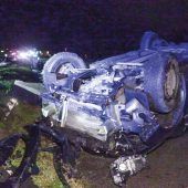 Dornbirn: Alko-Lenker überschlug sich mit Auto