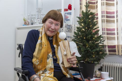 Anita Wabersich ist bereits auf Weihnachten eingestimmt.  VN/Roland Paulitsch