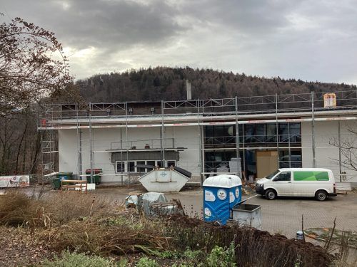 Auch der Außenbereich wird erneuert.