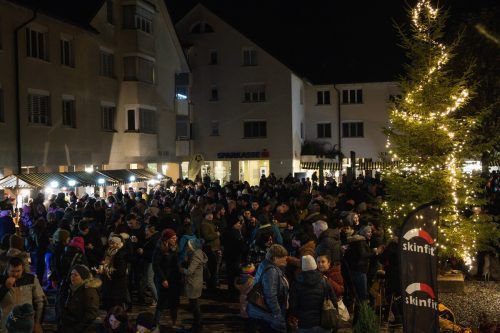 Auf dem Ramschwagplatz war viel los. Badaila Kicker Nenzing
