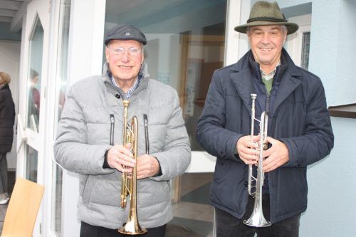 Bei der anschließenden Feier sorgten neben Oskar Schwarzmann auch Johann Hauser und Franz Friedl für musikalische Unterhaltung.  