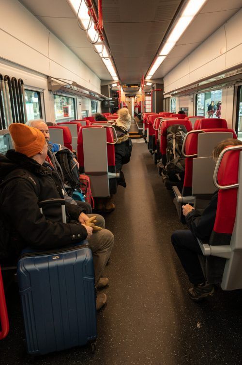 Blick ins Innenleben des neuen Zugs.