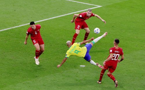 Das 2:0 von Richarlison gegen Serbien ist das schönste Tor der bisherigen Weltmeisterschaft. Reuters/Darlington