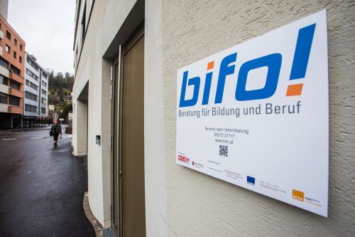 Das BIFO Feldkirch hat am neuen Standort in der Bahnhofcity seine Beratungsarbeit aufgenommen.  VN/Steurer.