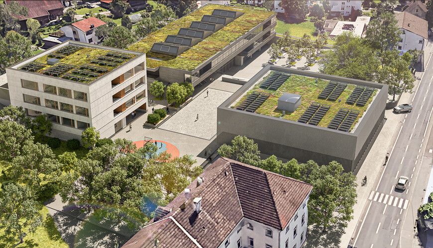 Das Dorfzentrum Haselstauden wird das Budget noch die kommenden Jahre belasten. Stadt Dornbirn