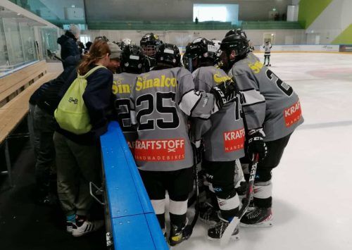 Das U15-A-Team musste sich in St. Gallen nach spannendem Spiel knapp geschlagen geben. mima (2)