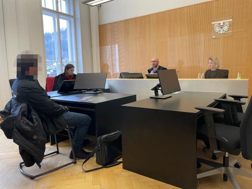 Der Angeklagte litt vor Gericht unter Erinnerungslücken. VN/hartmann