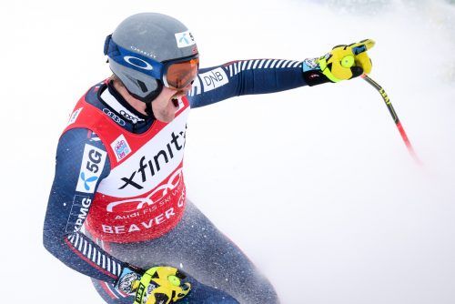 Der Norweger Aleksander Aamodt Kilde bejubelt seinen Doppelsieg in Beaver Creek. gepa/2, ap