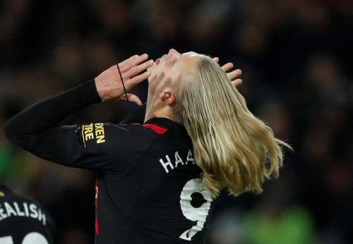 Der Norweger Erling Haaland trifft und trifft und trifft für Manchester City. Reuters