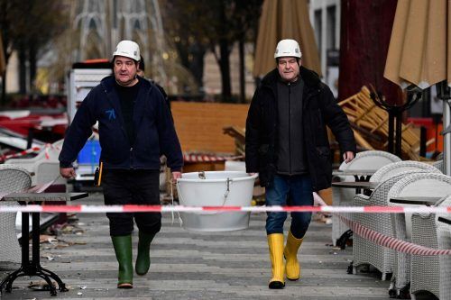 Die Aufräumarbeiten sind soweit abgeschlossen. AFP