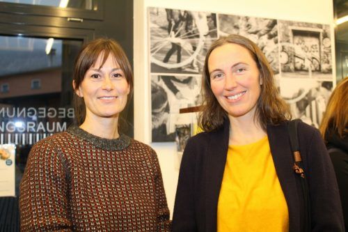 Die Slow-Food-Preisträgerin mit der Geschäftsführerin der Institution Aqua Mühle, Martina Benvenuti. 
