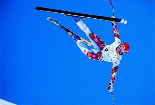 Ein „Flug“ für die Ewigkeit. Hermann Maier in Nagano. Carl Yarbrough