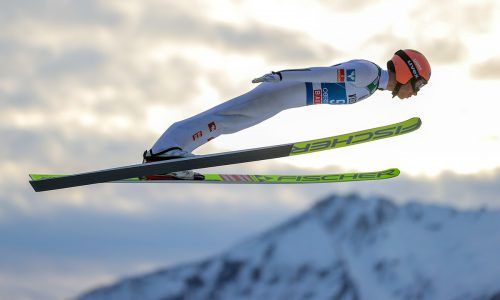 Ein geschwächter Stefan Kraft kam in Oberstdorf kaum ins Fliegen. Gepa