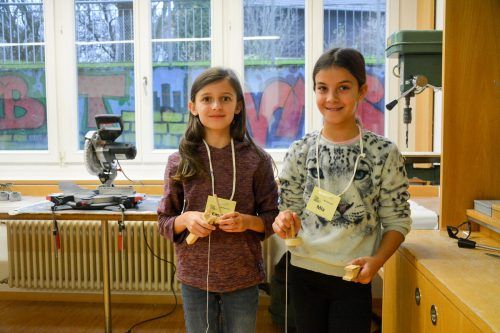 Emilia Platter und Mia Vogel waren begeistert von dem Angebot.