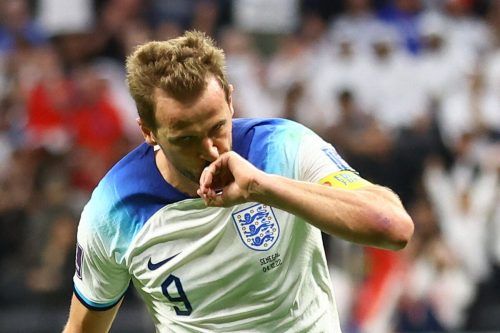 Endlich darf auch der Kapitän jubeln: Harry Kane erzielte beim 3:0-Sieg der Engländer über Senegal in der Nachspielzeit der ersten Hälfte das vorentscheidende 2:0. Reuters