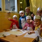 In der Weihnachtsbäckerei